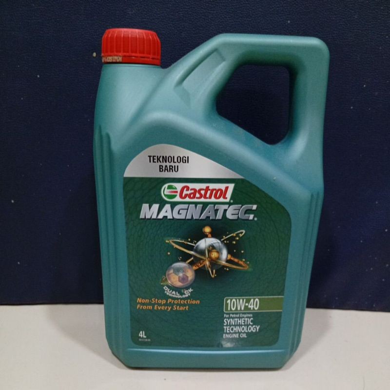 PELUMAS OLI CASTROL MAGNETEC 4L OLI  CASTROL 4T 4LITER GALON