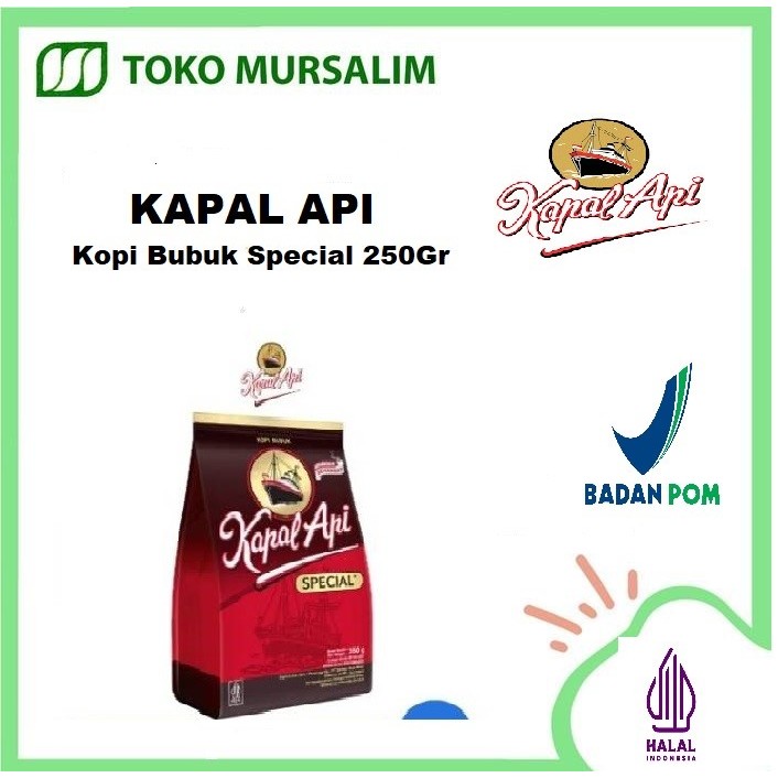 

Kapal Api Kopi Bubuk Special Merah 250Gr - Biji Kopi Pilihan,Ciptakan Kopi Enak