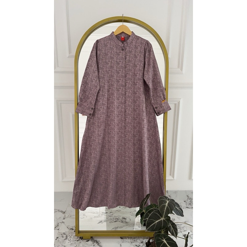 ERVINA.ID Gamis Maryam Terbaru Bahan jaguar Dan Jetbleck