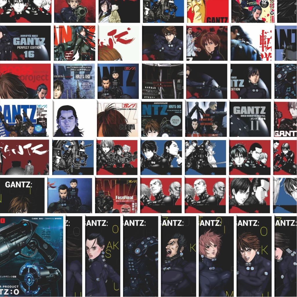 

Stiker Cutting Pack Stiker Anime Gantz Char Mix 2 Isi 100Pcs Series Aesthetic Lucu Keren Untuk Koper Bahan Vynil