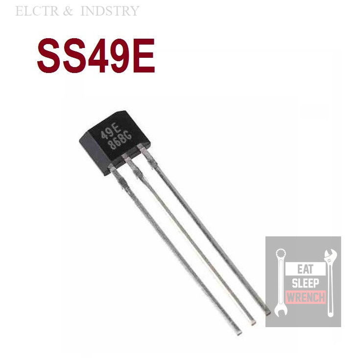 OH49E AH49E SS49E 49E Hall Sensor Hall Effect Sensor Hall Element - 1 BUAH 49E aneka IC transistor d