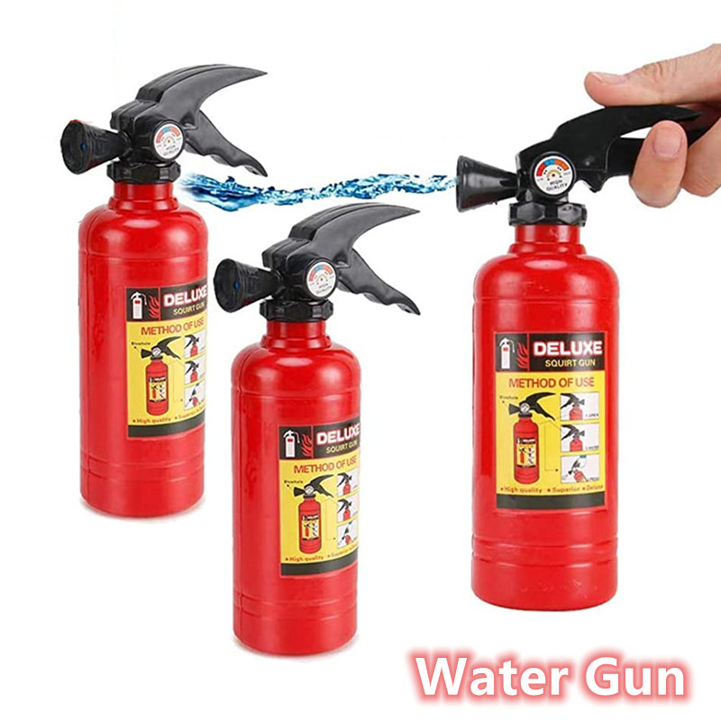 Funny Mini Fire Extinguisher Toy Water s Spray Water Outdoor Pool Beach Summer Toys Fireman Squirter