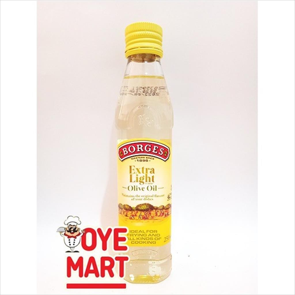 

BORGES EXTRA LIGHT OLIVE OIL 250ML / MINYAK ZAITUN