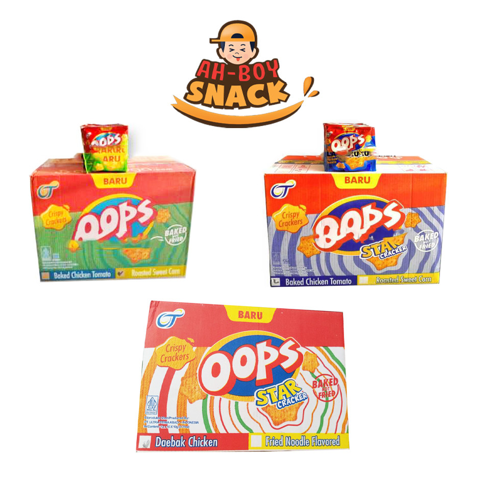 

1 DUS OOPS RENCENG - 12 RENCENG X 10 SACHET (KETENG 1.000) - AHBOY SNACK