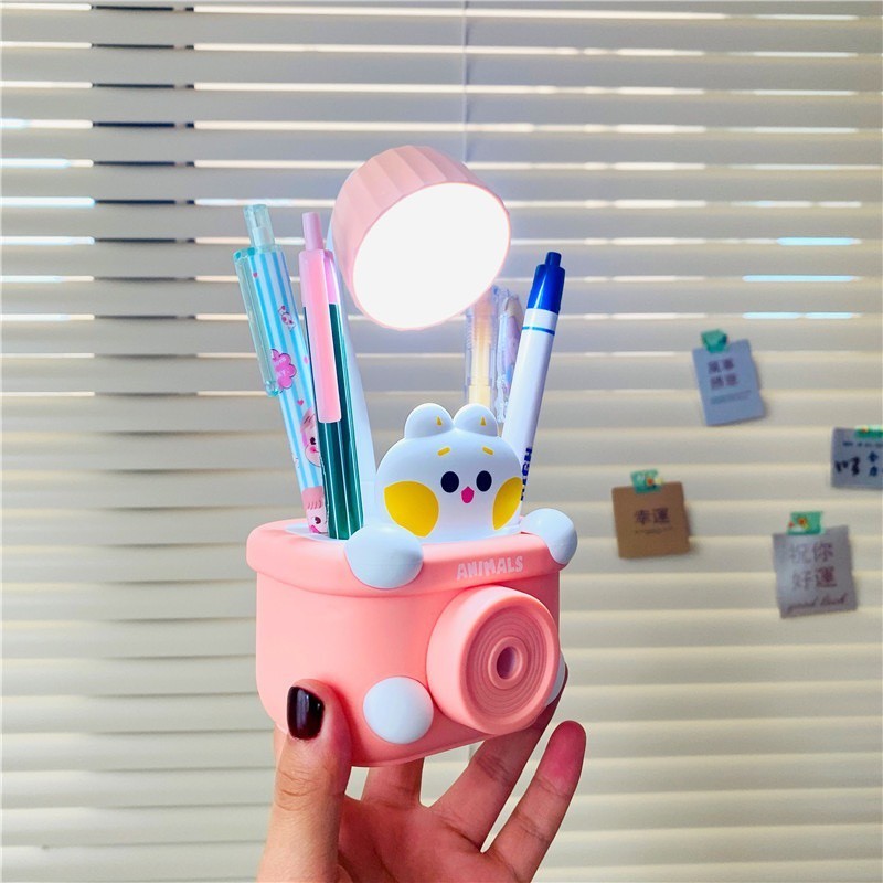 ACEH.SDM 130566 LAMPU MEJA LED RAUTAN PENSIL / LAMPU BELAJAR ANAK LED 3 IN 1