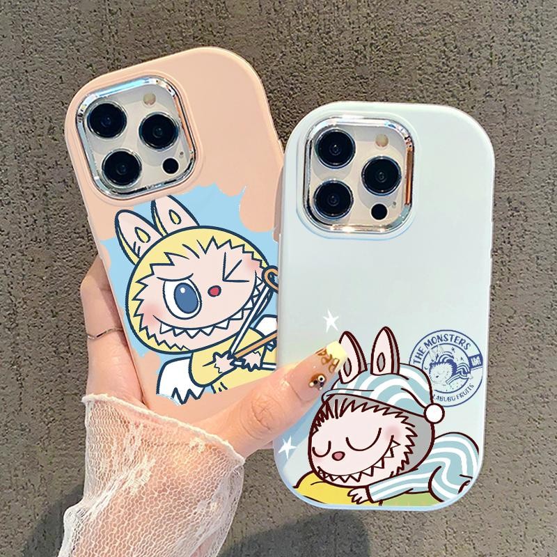 Casing For Vivo S12 S16e S17 Pro S17 S17t T1x 4G T2 4G U10 U3x U20 U3 Z5i Bingkai Oval Lembut Krom B