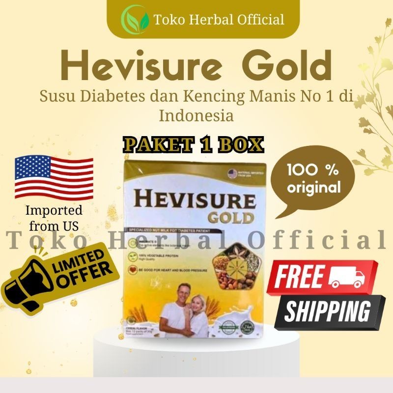 

HEVISURE GOLD MILK SUSU OBAT DIABETES KENCING MANIS KADAR GULA RENDAH