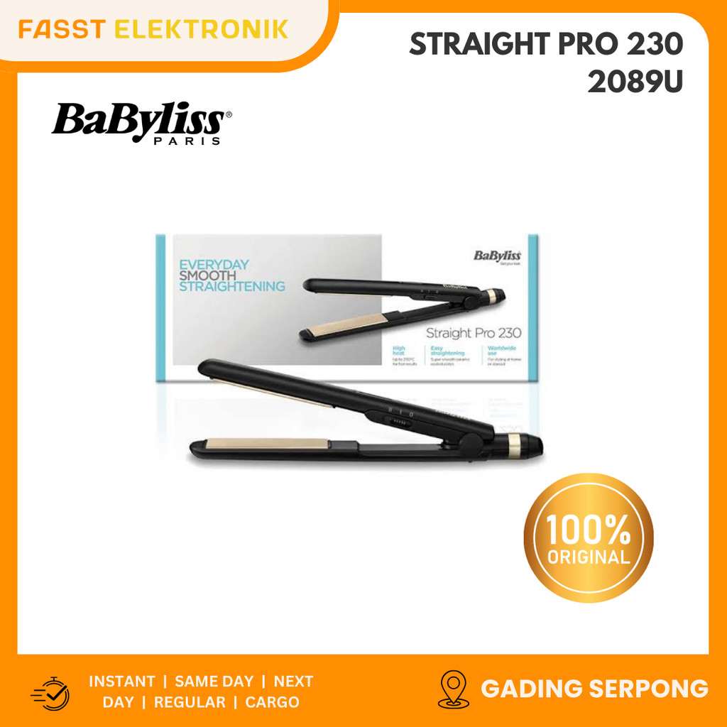 BABYLISS Ceramic Pro 230 Straightener 2089U