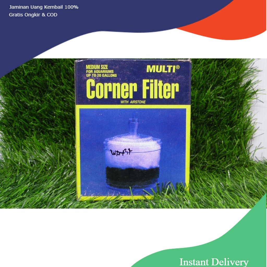 Corner Filter MULTI MEDIUM Filter Sudut Aquarium Medium
