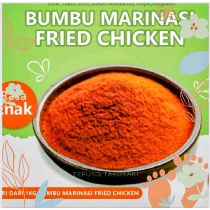 

✨NEW✨ -Tepung Bumbu Marinasi Ayam Pedas Fried Chicken Hot Spicy 1 Kg