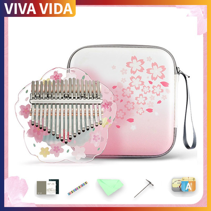 Musik Kalimba 17/21 Alat Musik Kalimba 17/21 keys Acrylic BONUS Tas / Kalimba17/21 Key untuk pemula 