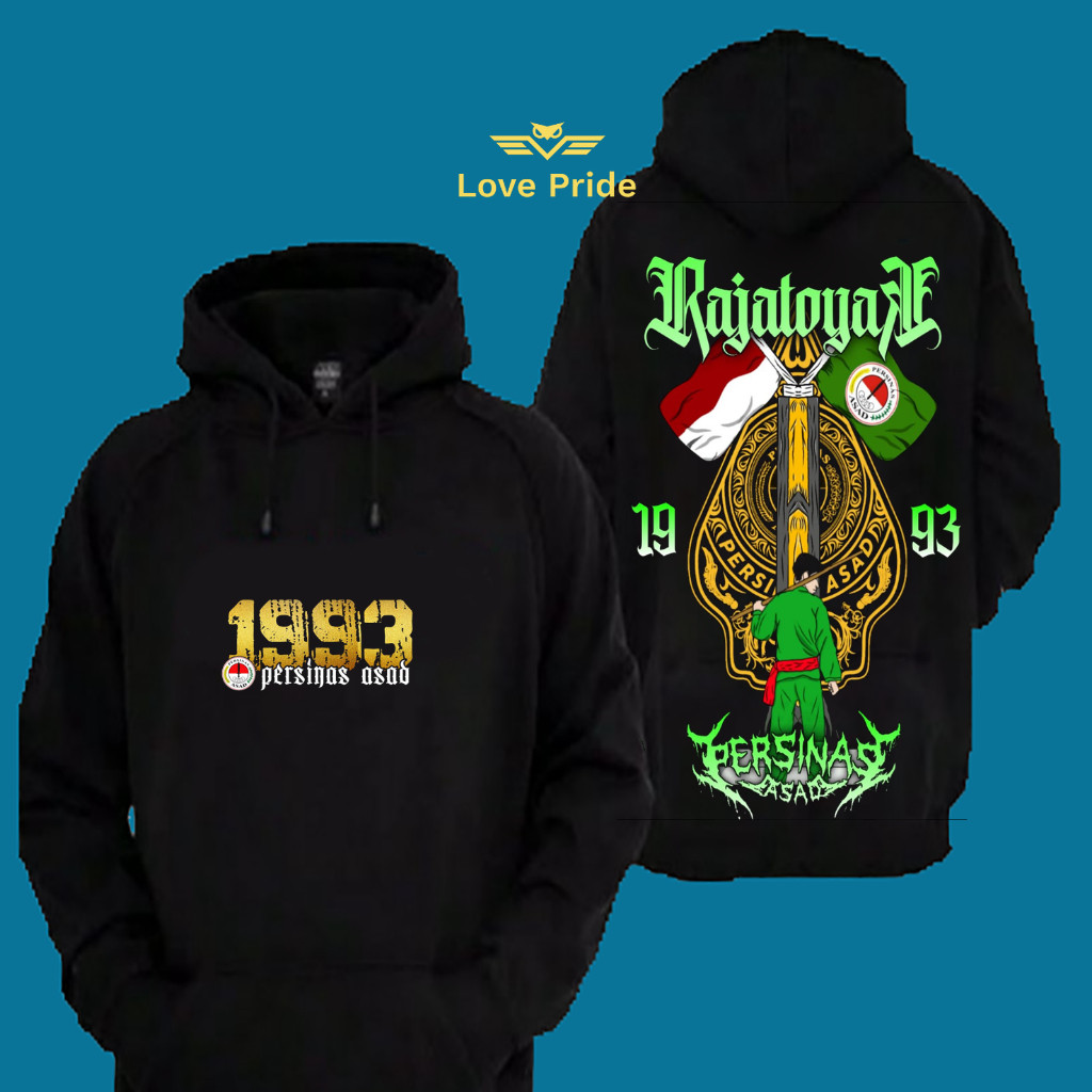 Sweater Hoodie Distro Persinas Asad Raja Toyak Pencak Silat 1993 Premium Terbaru