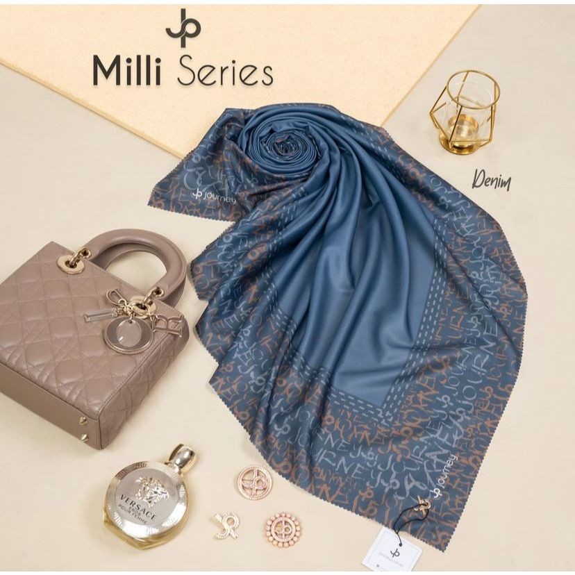 Hijab Journey Motif Terbaru Milli Series By Journey Scarves Motif Versi KW