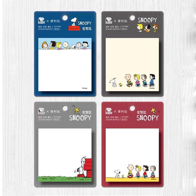 

12pcs/lot Creative Snoopy Memo Pad Cartoon Dog Sticky Notes Stationery Label Notepad Planner Sticker Post Office School Supply