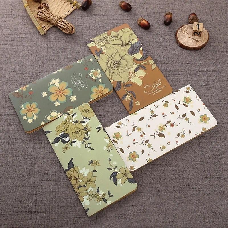 

Journamm 24sheets Kraft Paper Craft Notebook for Junk Journal Planner Creative Collage DIY Scrapbook School Stationery Supplies