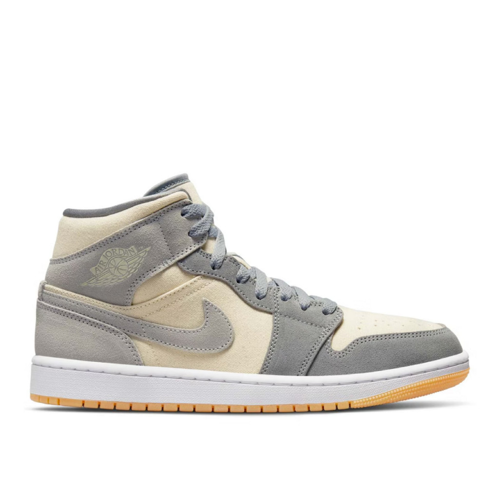 Asli & Ready Air Jordan 1 Mid SE Coconut Milk Particle Grey