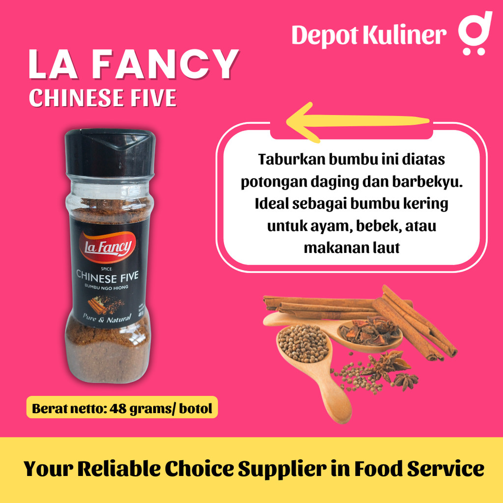 

La Fancy Foods Bumbu Ngo Hiong Chinese Five Spice 48g