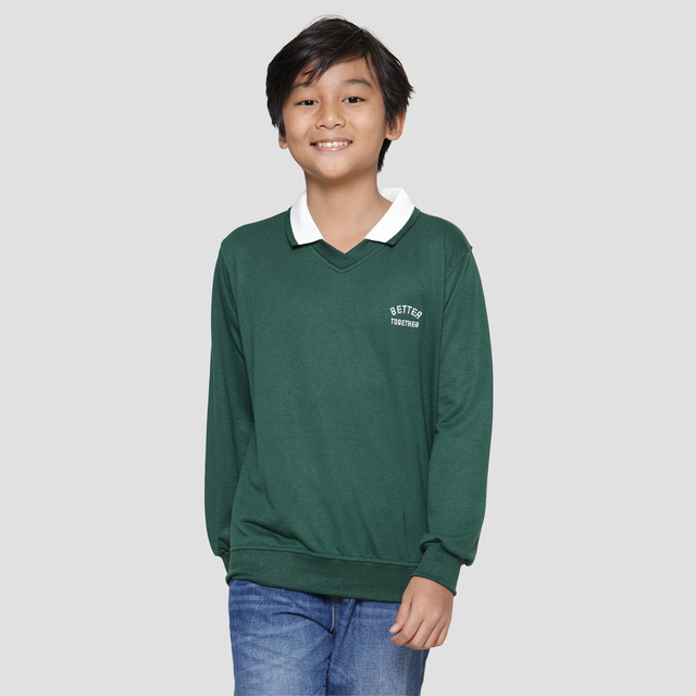 Nevada Collar Bordir Sweater Anak Laki-laki 120608638