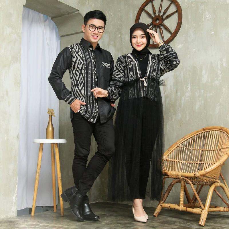 Outer Tile Tenun - Kemeja Tenun Kombinasi Kain Toyobo - Tenun Murah - Kemeja tenun - tenun kondanaga