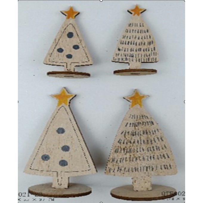 

Decoration Wooden Christmas Table / Hiasan Natal Kayu - Star Tree S