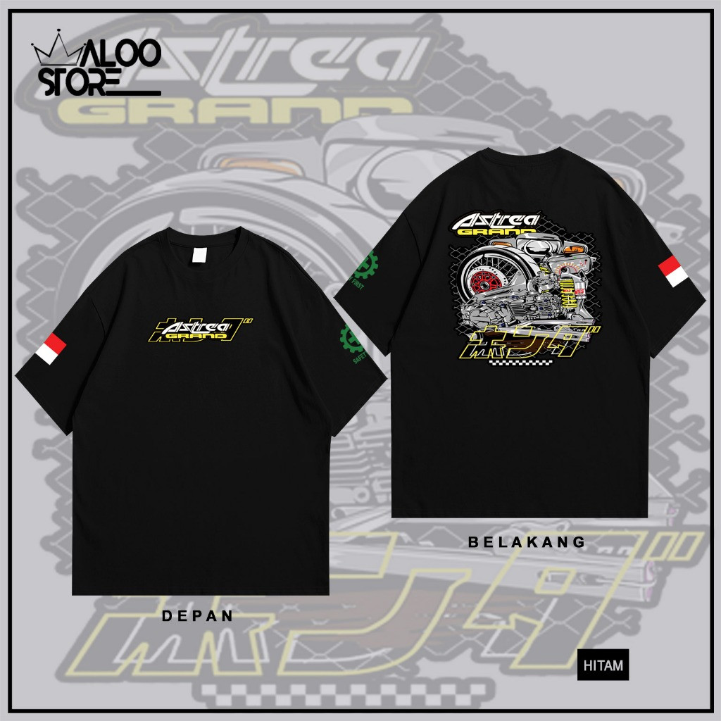 Baju Kaos Atasan Motor Honda Astrea Grand Grend Bulus Prima Riders Herex Indonesia Free Stiker Distr