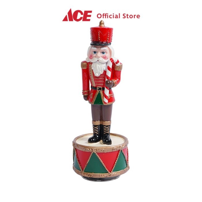 

Noelle 22 cm Kotak Musik Natal Christmas Nutcracker Merah Pajangan Dekorasi Xmas Table Deco Christmas Decoration Music Box