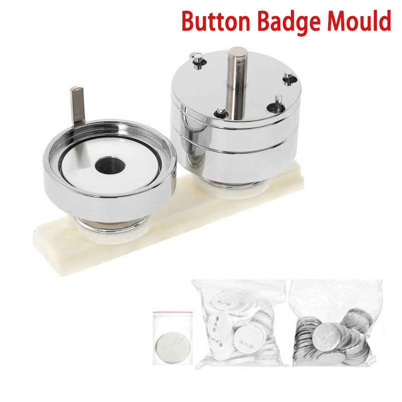 

25/32/37/44/58mm Badge Button Moulds DIY Key Chain Maker Badge Punch Press Machine Mold Making Die For Rope Ties Maker Mould