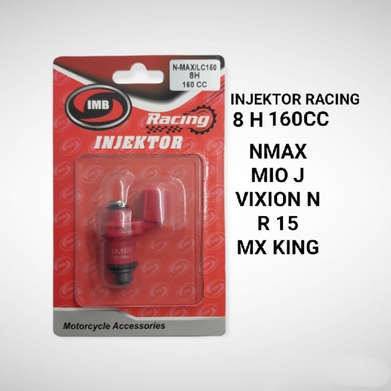 ( COD ) INJEKTOR INJECTOR RACING 8 HOLE 160CC NMAX / MIO J / VIXION NEW / R 15 / MX KING/ VIXION NVL
