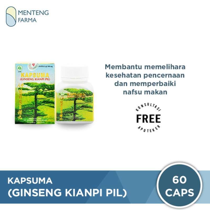 100% ORI READY BOSKUU!!!! TERMURAH DAN TERLARIS!!! Kapsuma (Ginseng Kianpi Pil)