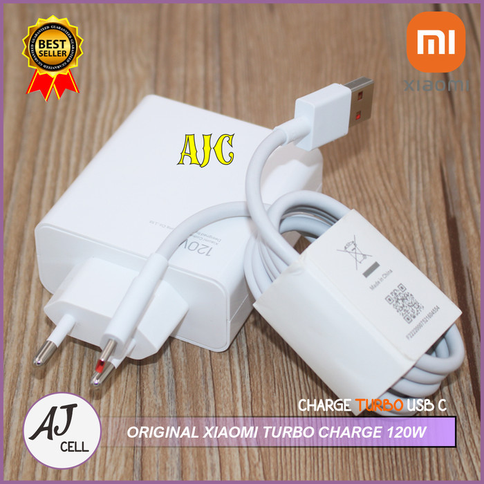 Charger Original XIAOMI 120W Turbo Charger Ori 100% Copotan Hp