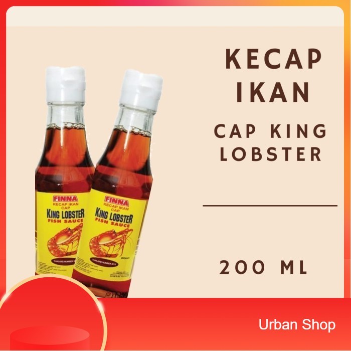 

FINNA Kecap Ikan King Lobster 200ml – Pichai Fish Sauce 200 ml .