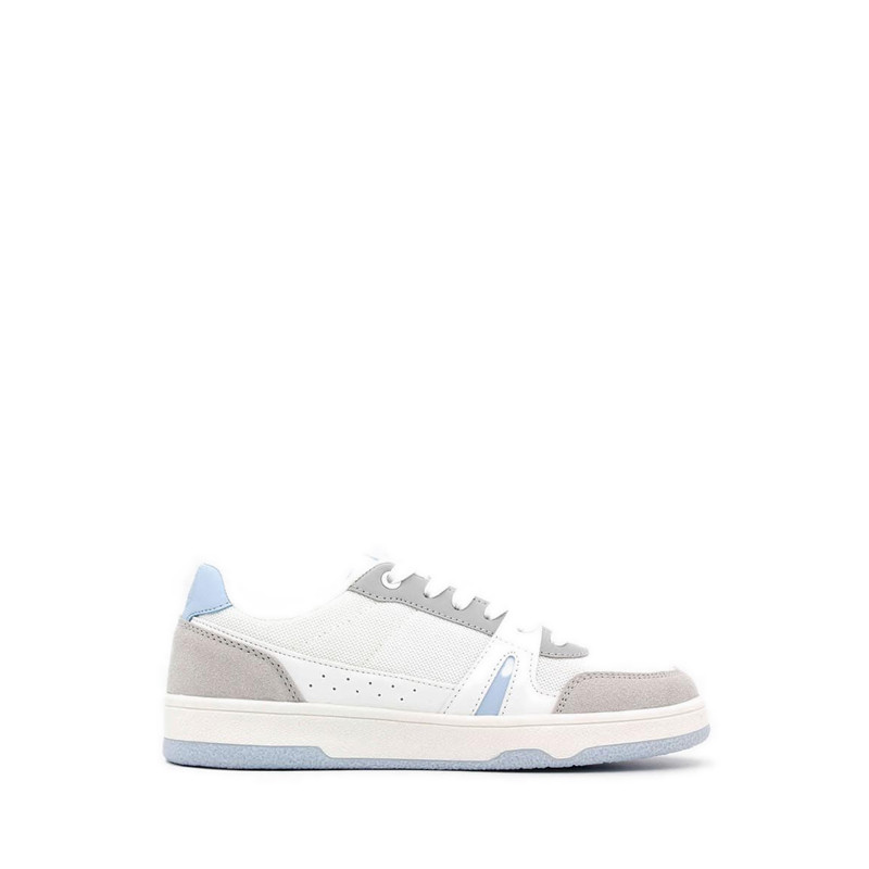 Airwalk Cole Women's Sneakers Shoes - White/Grey/Blue