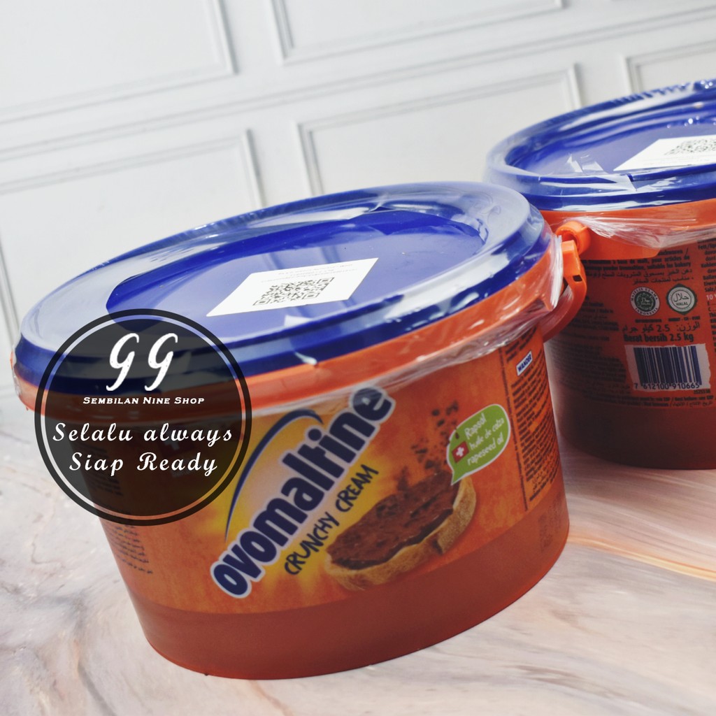 

OVOMALTINE 2.5 KG CRUNCHY CREAM Ovomaltin 2,5 KG Chocolate Cokelat CHOCO Crunchy