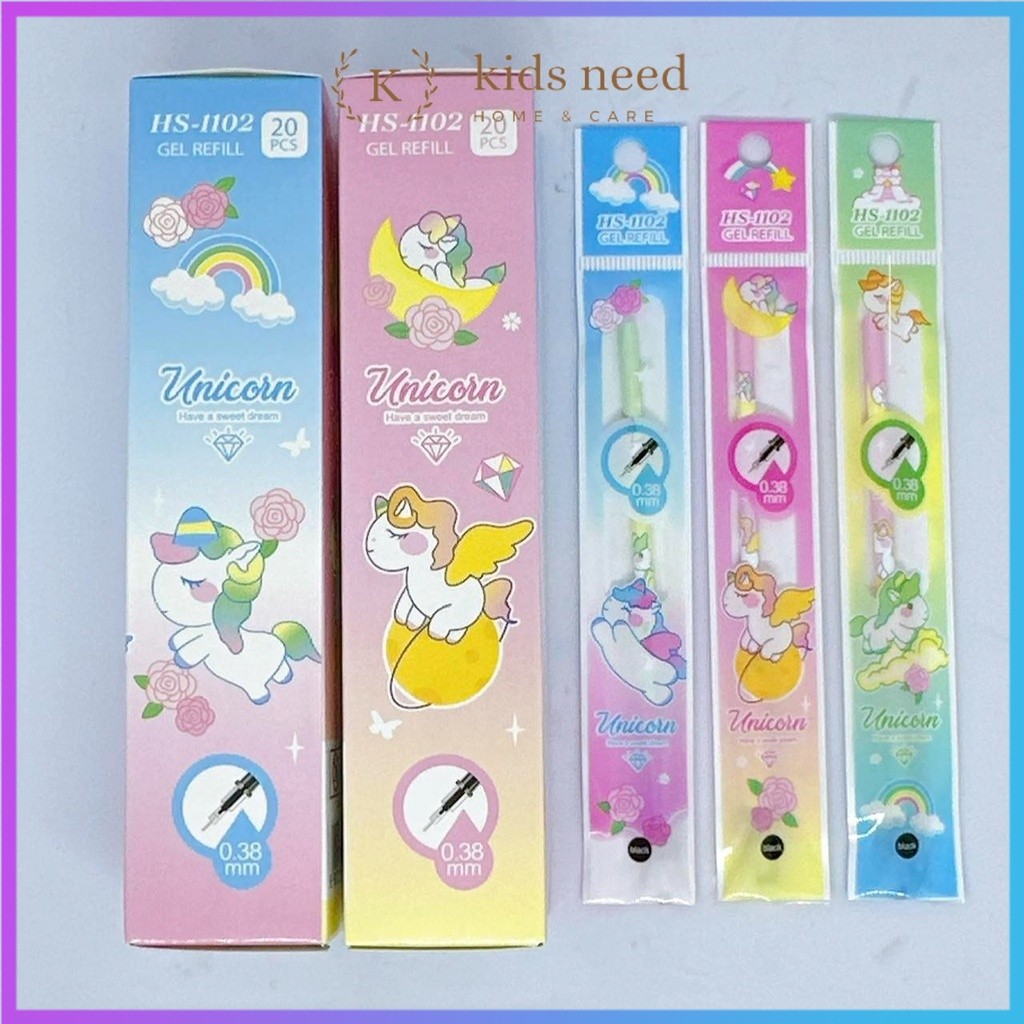 

ISI Pulpen Gel [20 PCS] / RIK1124 Refill Jel Pulpen / Isi Ulang Pen GPR / Refil Tinta Pulpen Gen Karakter Lucu Keren