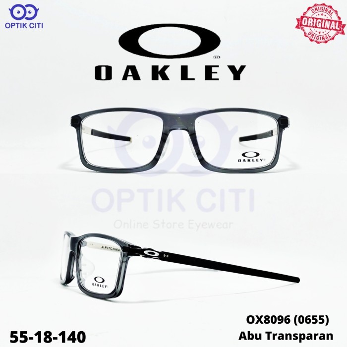 Frame Kacamata Pria Original Oakley A Pitchman Ox 8096 - Grey Smoke