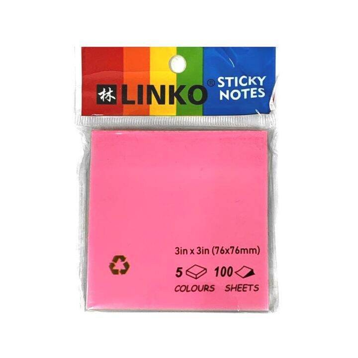 

(PST.ATK) STICKY NOTE LINKO 76X76 LK102