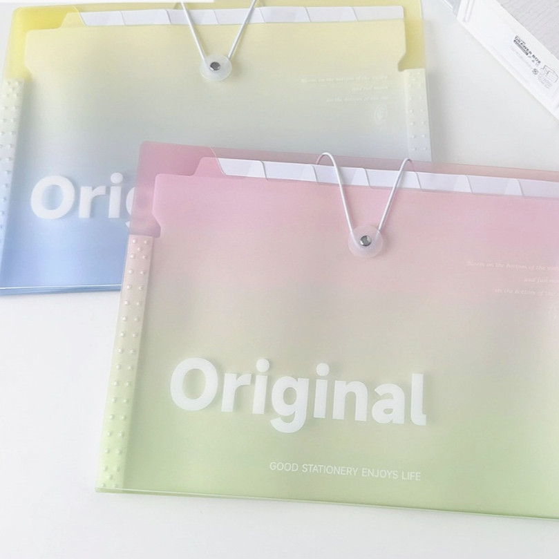 

A4 Tas File 8 Sekat Warna Anti Air Multi Layer Folder Map Harmonika Expanding File