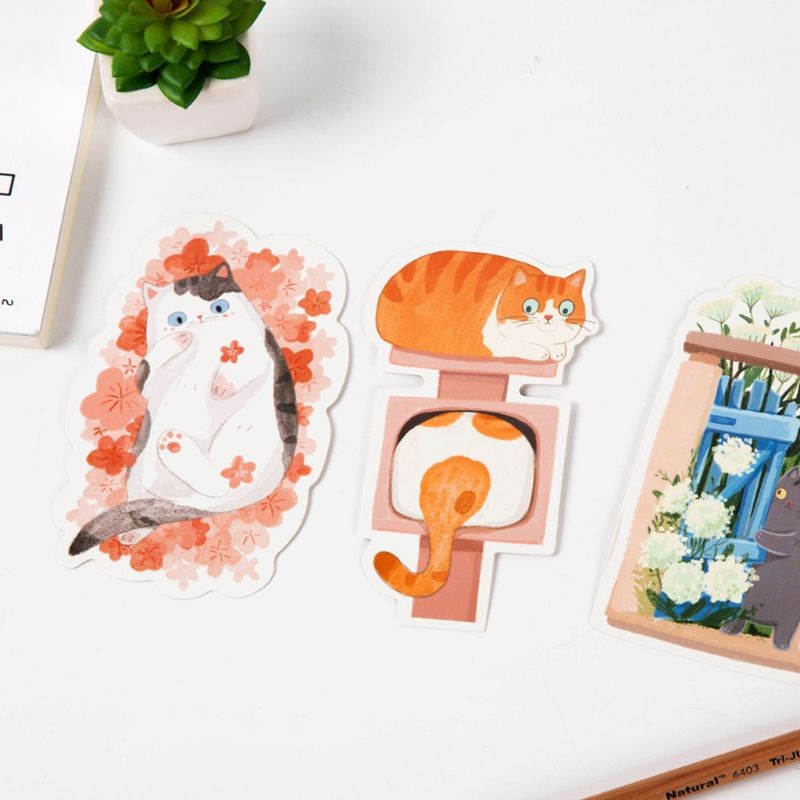 

Postcard Hand-Painted Backyard Hand-Painted Small Animal Shaped Card