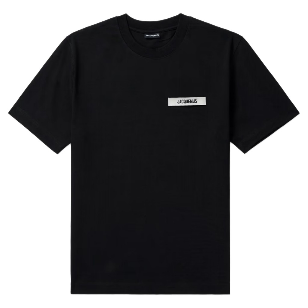 Jacquemus Gros Grain Logo Black / Kaos Branded Original