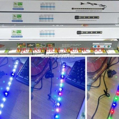 Lampu celup aquarium T4 led 2 baris 3 X MODE ARMADA AM T4 M 200 250 300 400 500 600 800 1000 1200 MO