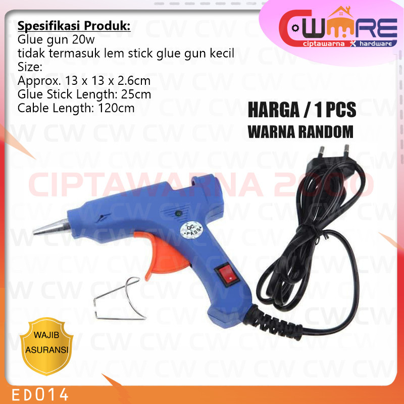 

Hot Glue Gun Kecil Small Alat Lem Tembak 20 25 Watt - NATS cw2h