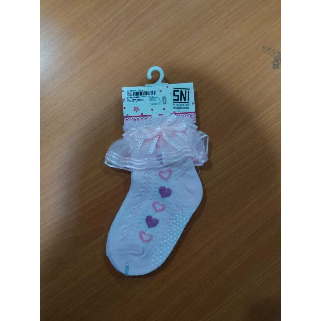 George Baby Kaos kaki anak perempuan renda