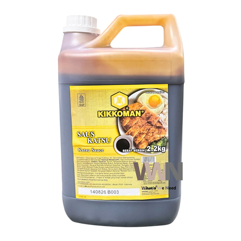 

Kikkoman Saus Katsu Halal 2.2kg - Katsu Sauce