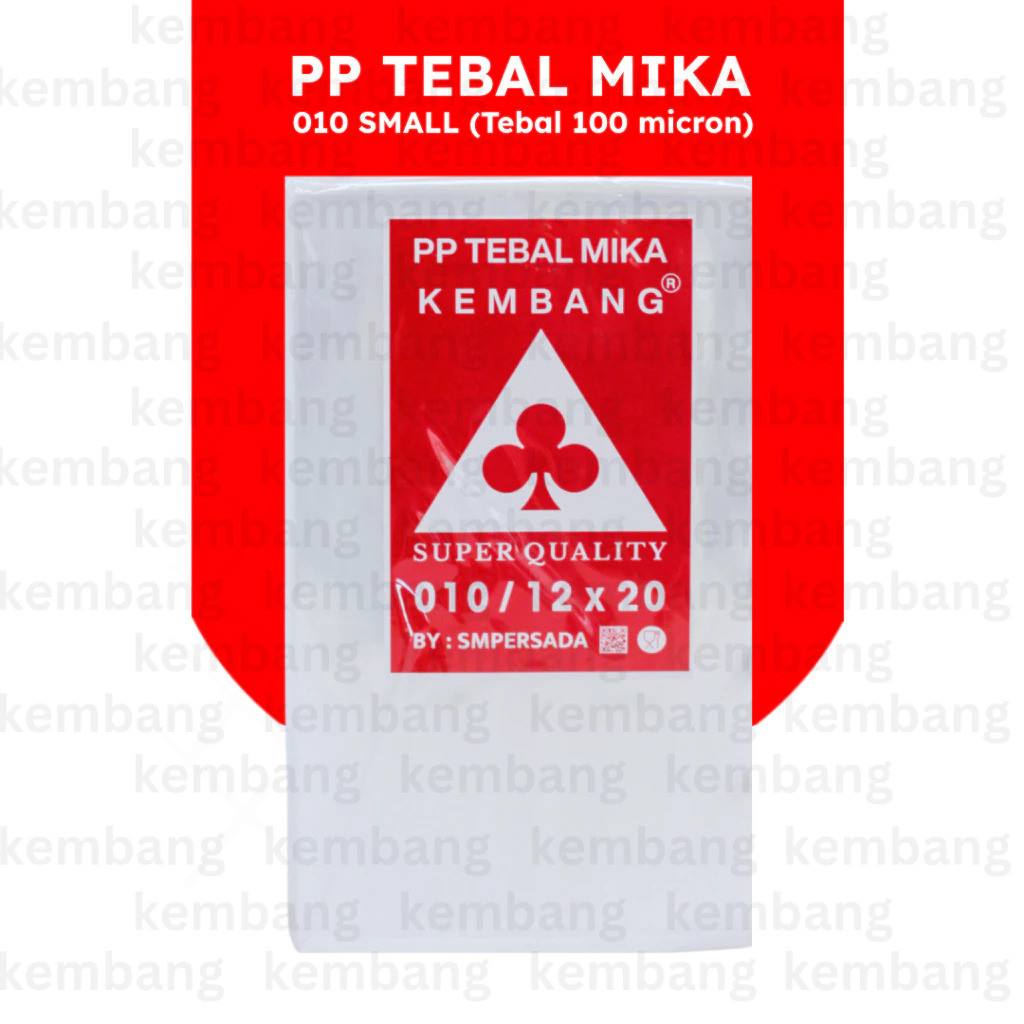 Kembang PP Mika Tebal 010/ 17x30