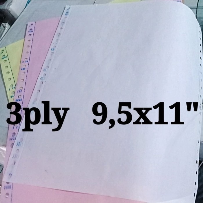 

best -Continuous Form 91/2 x 11 3ply GOPRINT/NCR/Kertas Komputer/Continuos - FULL, HANYEKERTAS