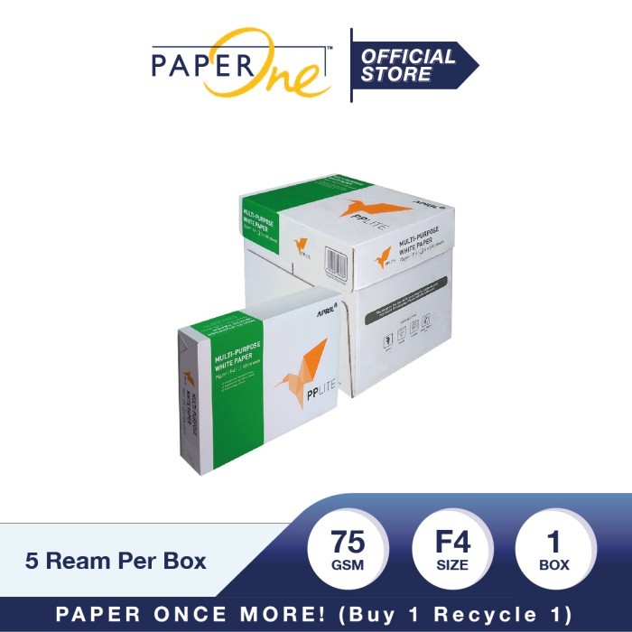 

best -PP Lite Kertas F4 75gr Copier 1 Box (2500 lembar) Kertas HVS