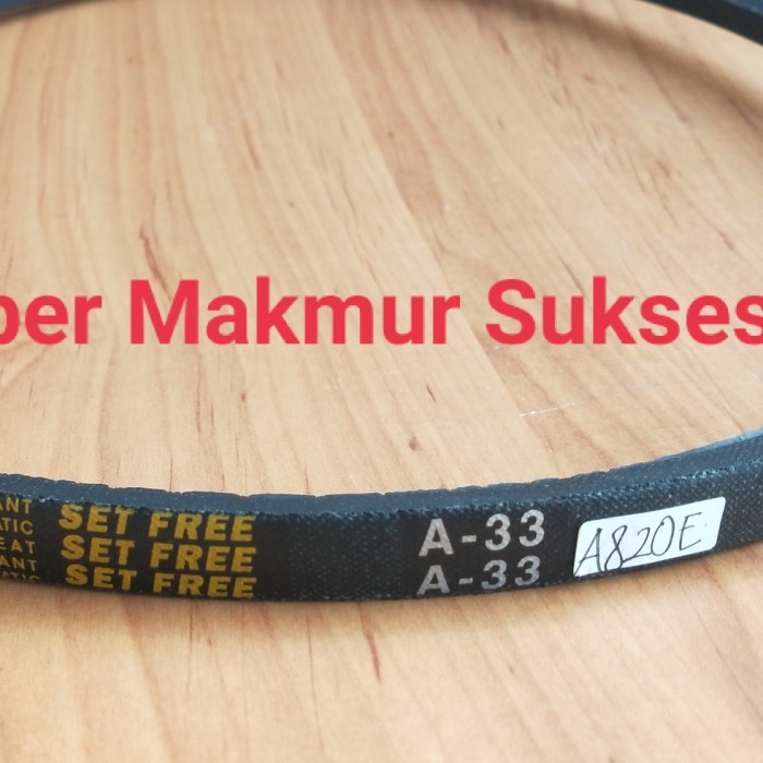 V BELT VANBELT FANBELT MESIN CUCI A820E A 820 E A-820E A33 MITSUISUMI