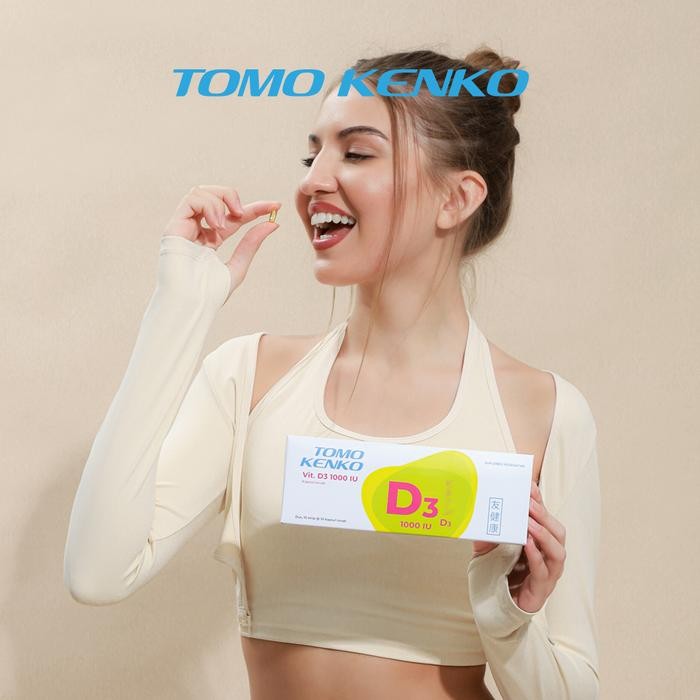 Paket Combo Tomo Kenko Vitamin D3 1000 IU 2 Strip & Zinc+B6 1 Botol - COMBO VIT D3 + ZINC