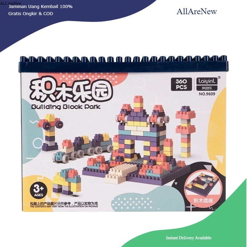 [AllareNew] Mr. man · 360pcs puzzle building blocks/Gift/ partikel berukuran besar/DIY/SNI