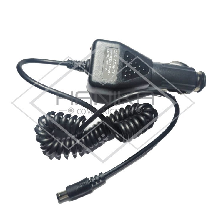 DJ97 Charger Mobil HT Icom V80 Baofeng UV5 Alinco 12V 1A Adaptor Lighter
